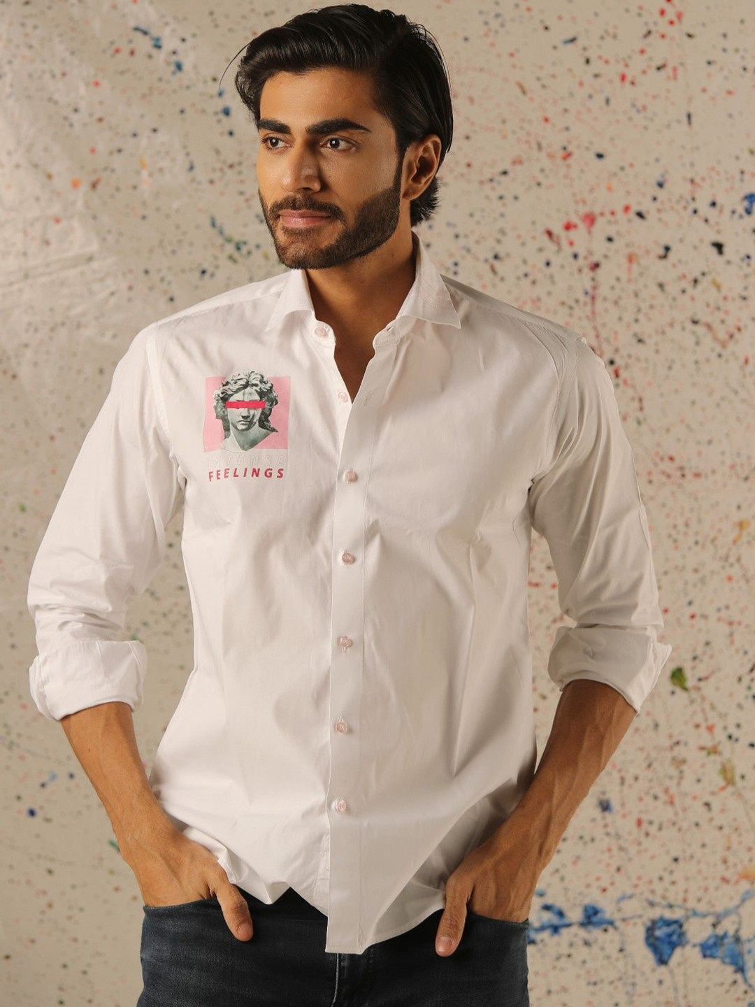 VASNAM JAIPUR Men Comfort Opaque Casual Shirt