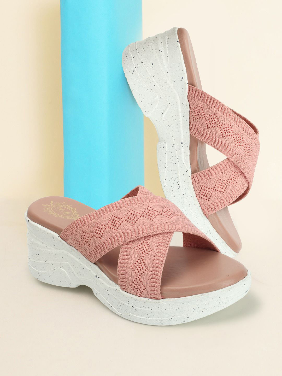 H.M. LADIES FOOTWEAR Women Wedge Heel Sandals