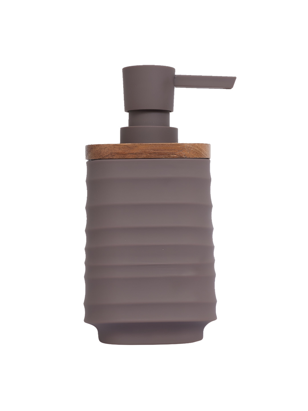 FabSeasons Brown Textured Plastic Soap Dispenser