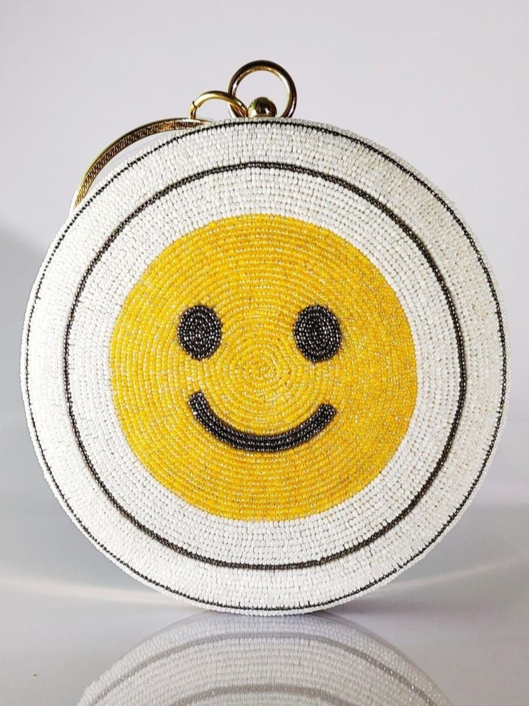 LEMONIUS PEARLS Lemonius Pearls Embellished Purse Clutch