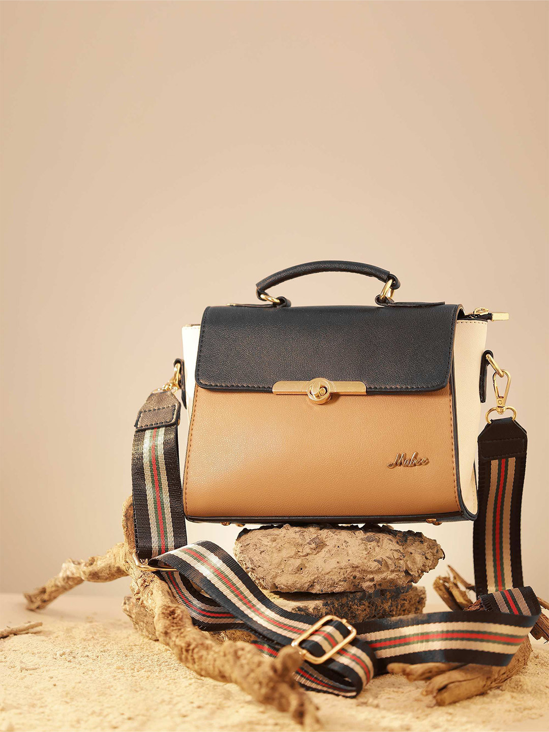 MABEE PU Swagger Satchel with Tasselled