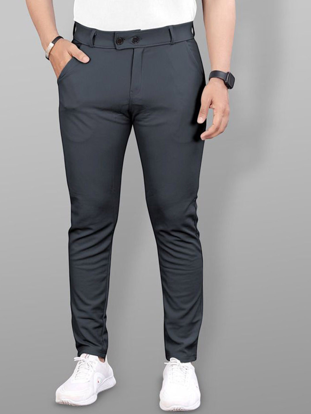 Moda Rapido Men Tailored Regular Trousers