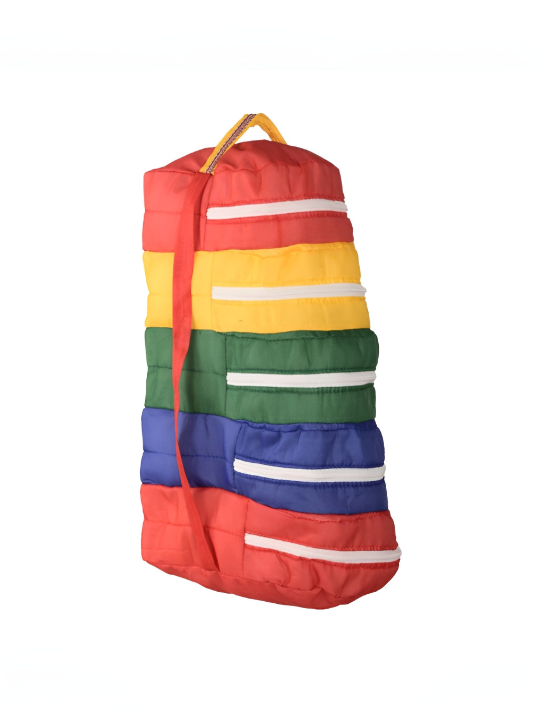 Aura Red Set of 1 Foldable Shoes Organiser for Travel Hanging Shoes Packing Pouch