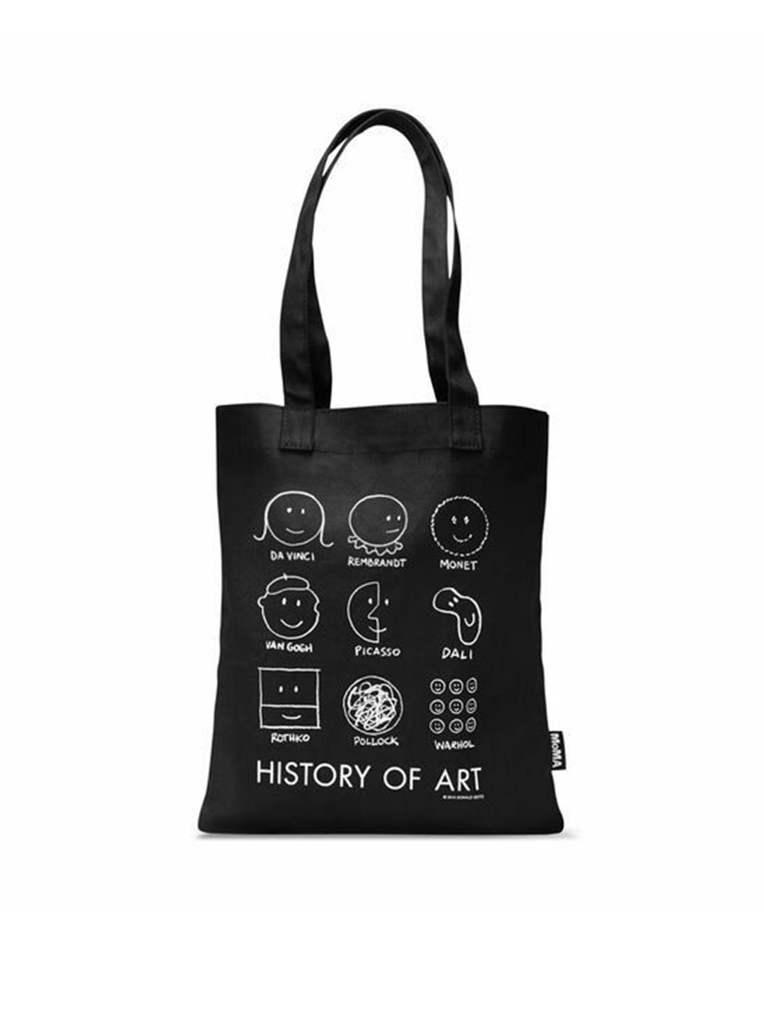 the sack co Printed Shopper Satchel with Cut Work