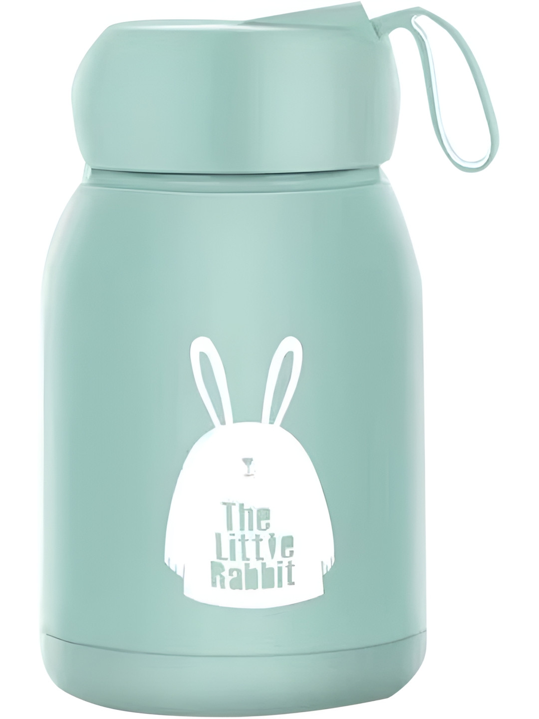 Baskety Green Typography Glass Single Wall Vacuum Water Bottle - 320ml