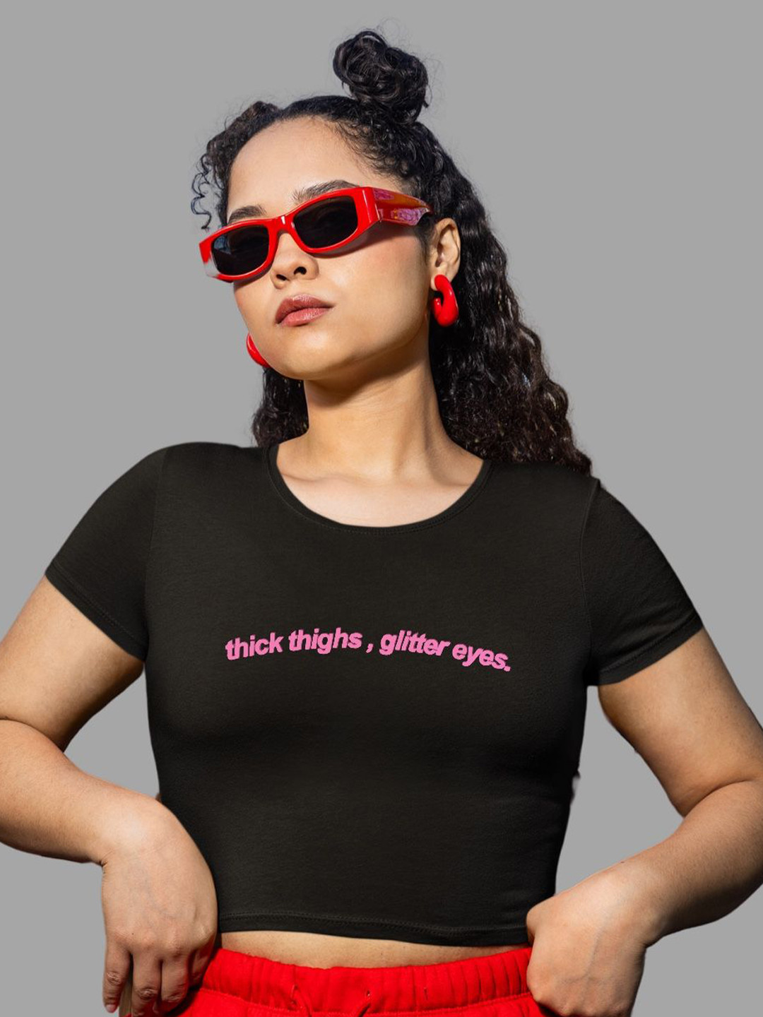 TheBTclub Thick Thighs Crop Top