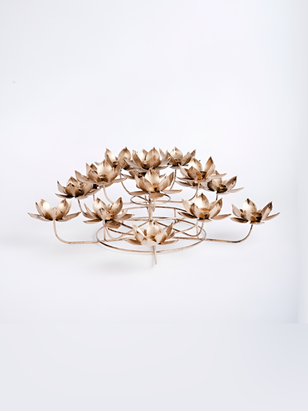 Fabindia Bronze-Toned Candle Holder