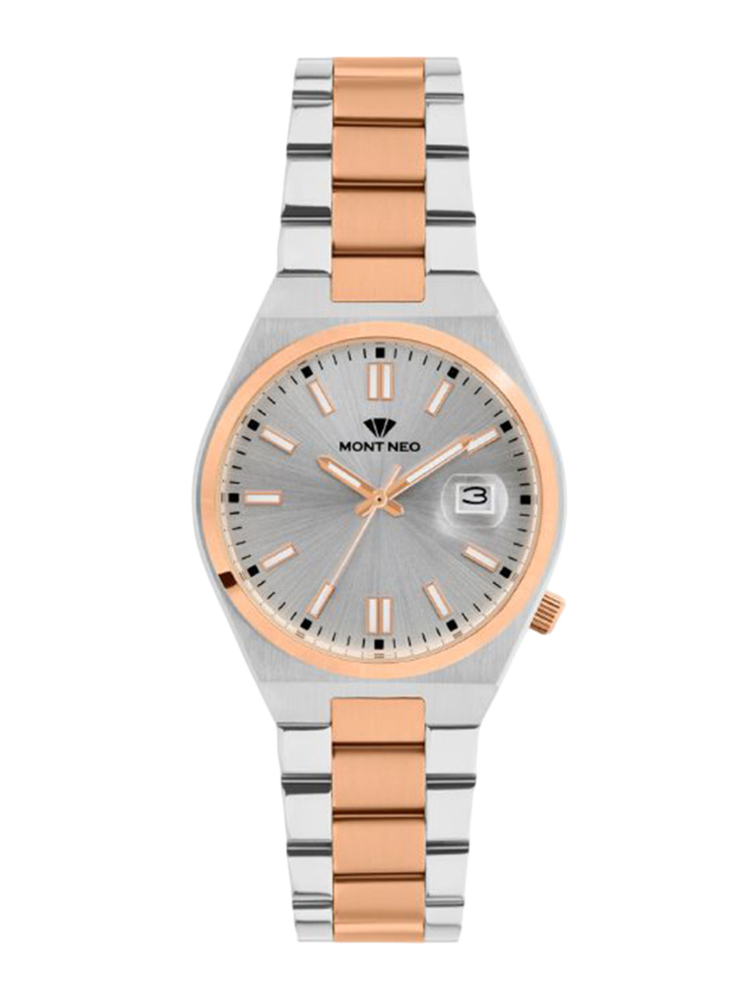 MONT NEO Men Quartz Metal Dial & Straps Analog Watch