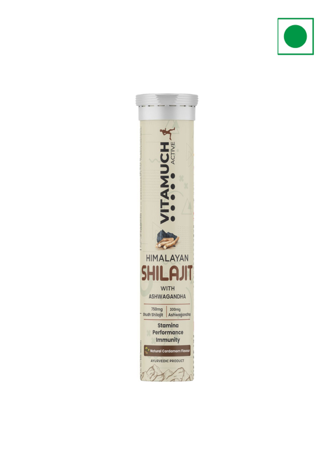 Vitamuch Himalayan Shilajit Tablets With Ashwangandha - 15 Tablets