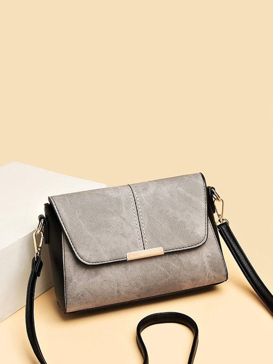 CORSICA Solid Structured Sling Bag
