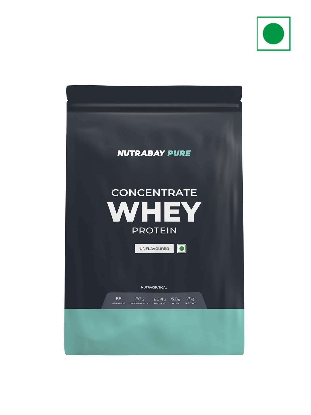 Nutrabay 100% Whey Protein Concentrate Whey Protein - 2 Kg