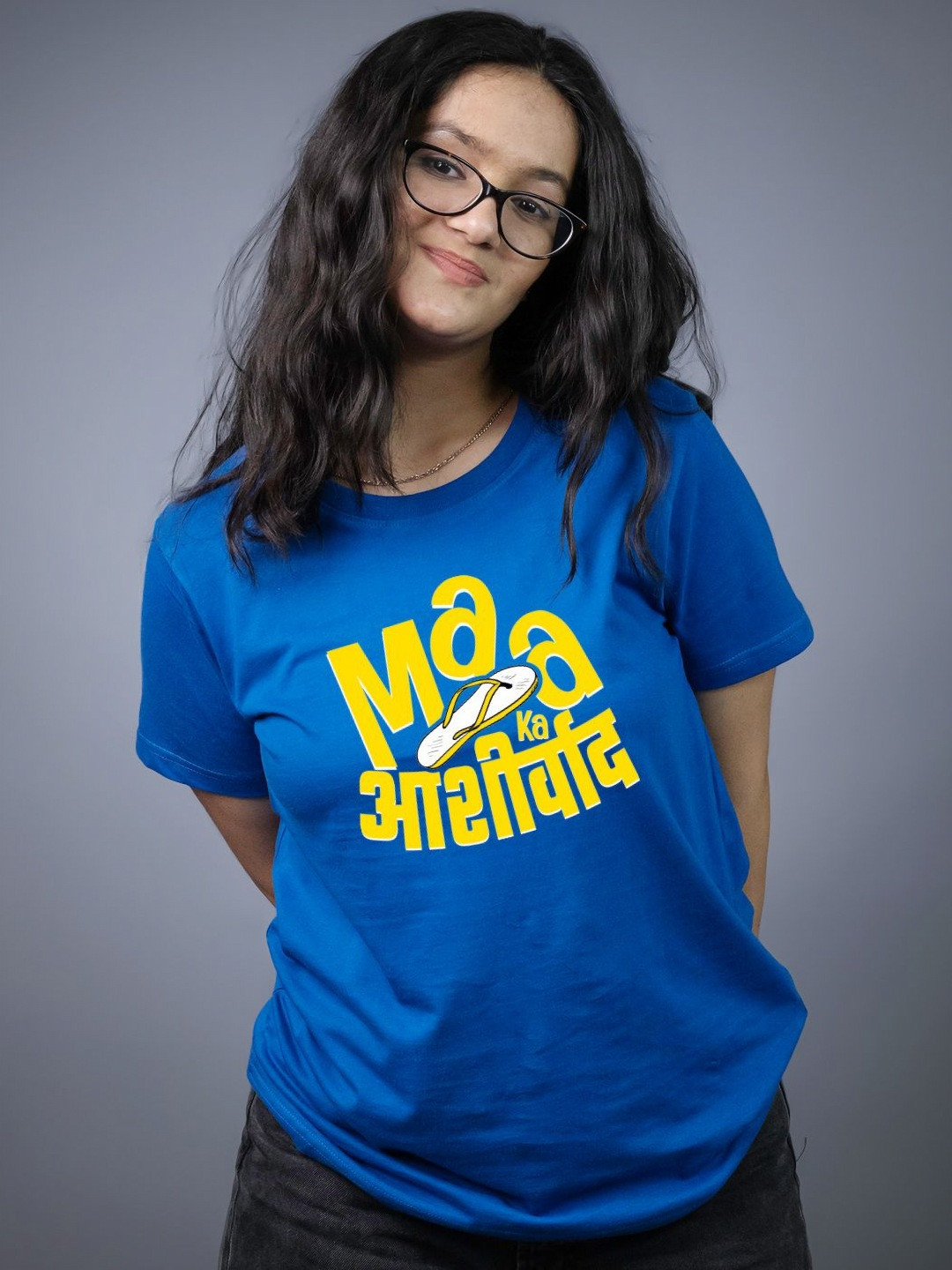 Tedhi Medhi Family Women Printed Extended Sleeves T-shirt