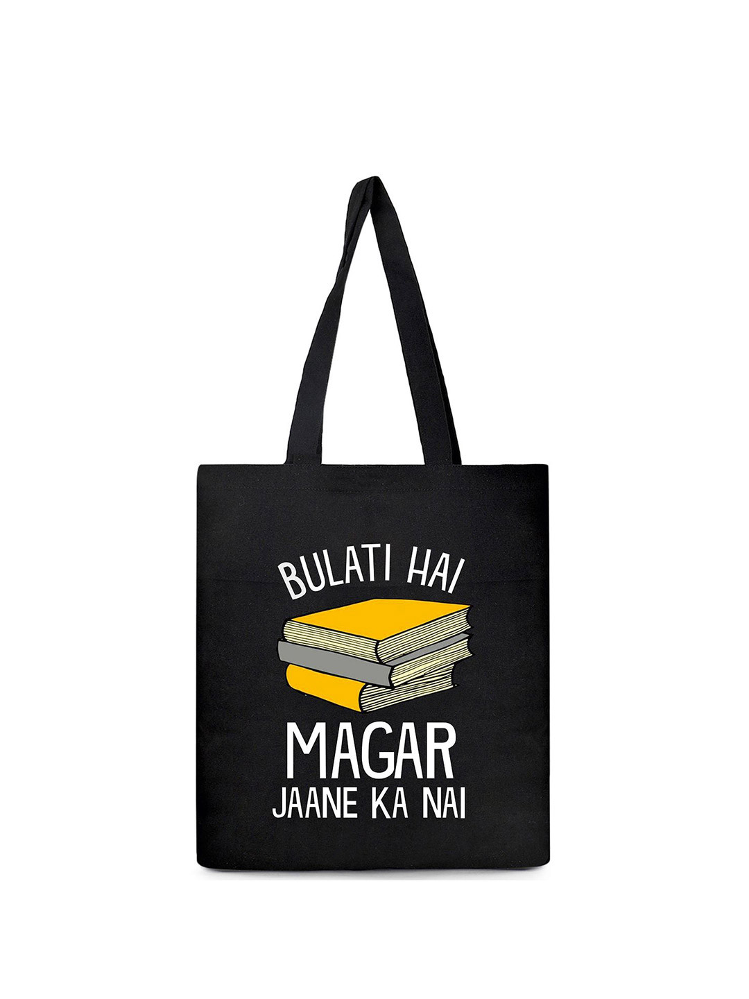 the sack co Printed Swagger Tote Bag with Applique