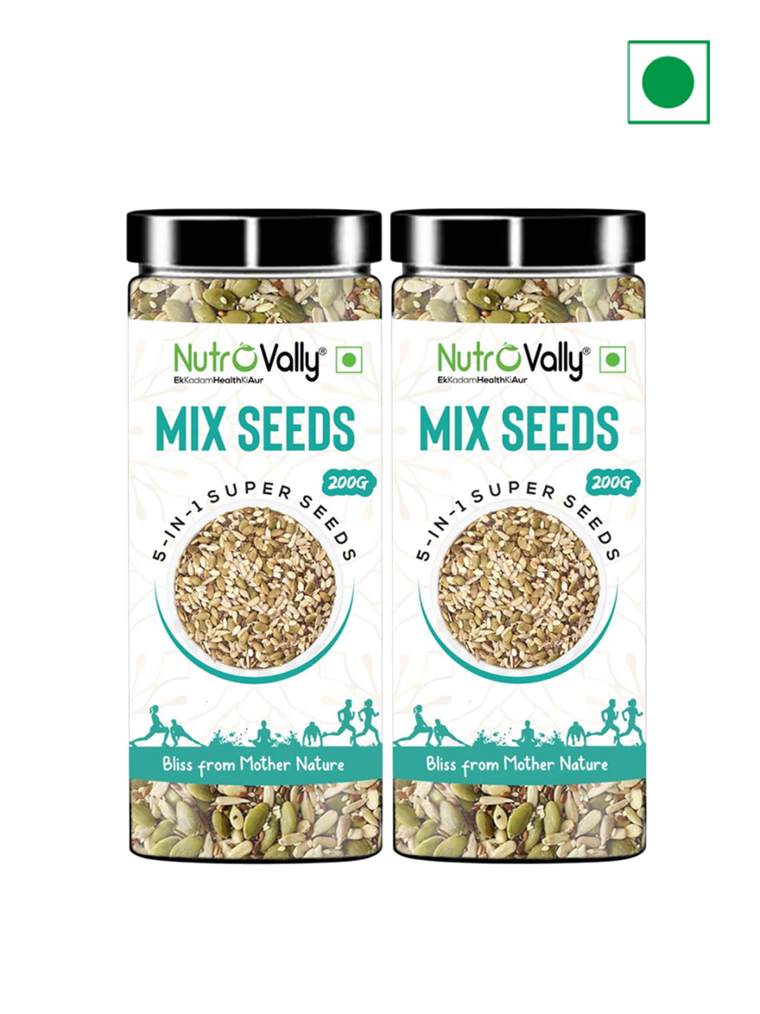NutroVally 5-in-1 Healthy Seeds Mix - 400g