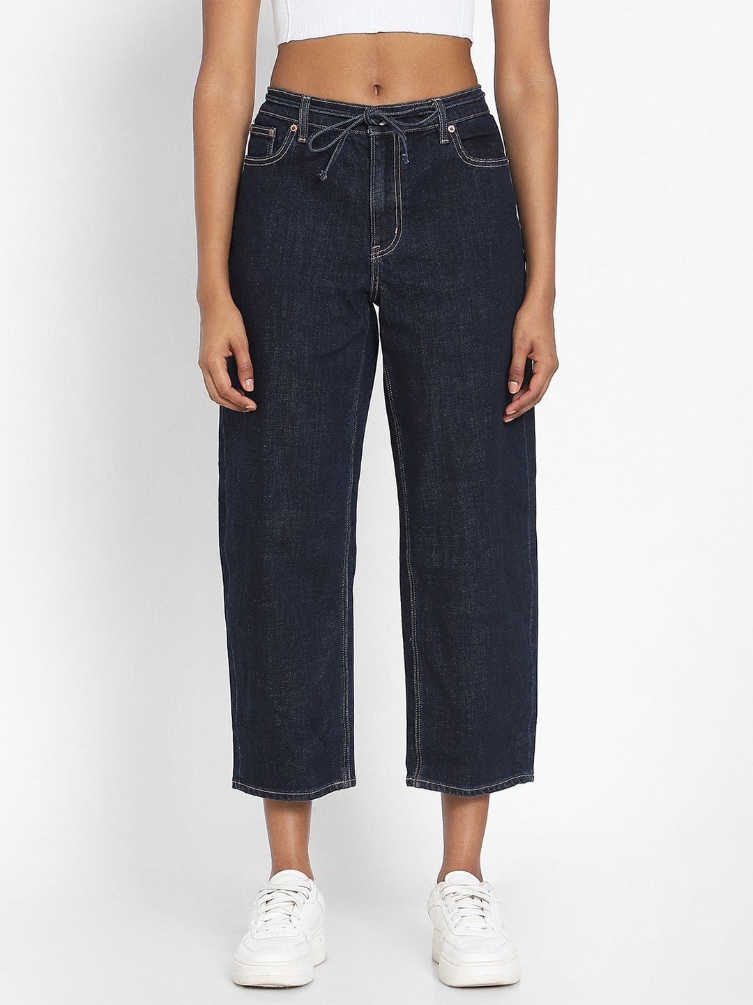 AMERICAN EAGLE OUTFITTERS Women Barrel Fit High Rise Jeans