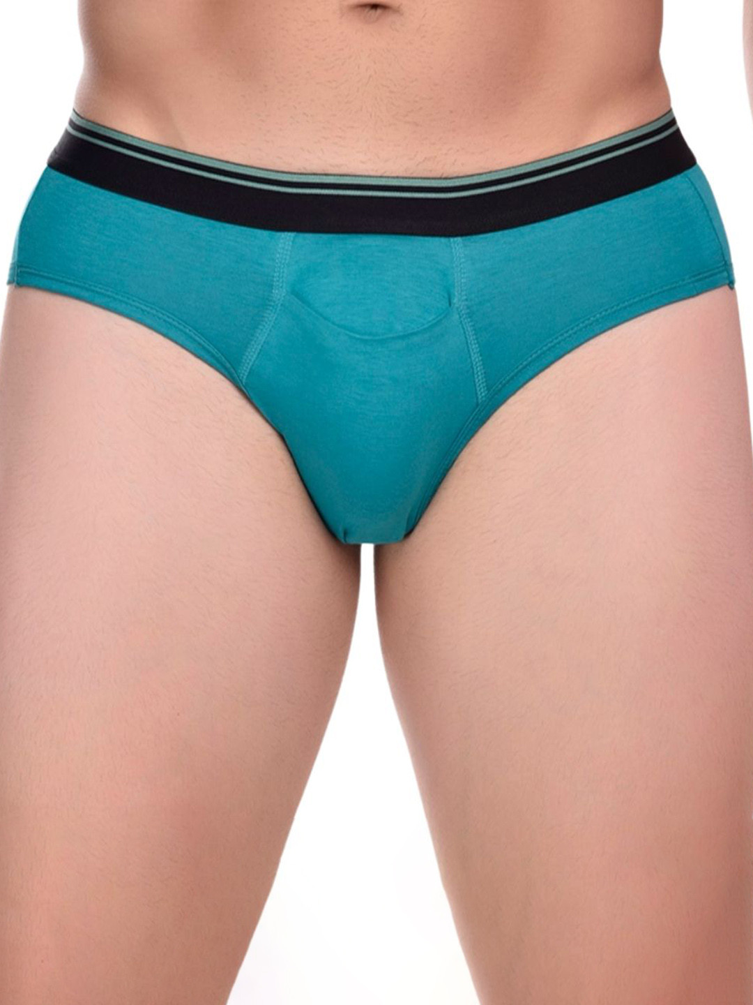 ORRY Men Cotton Outer Elastic Basic Briefs ORRY-BRF817-EMGRN