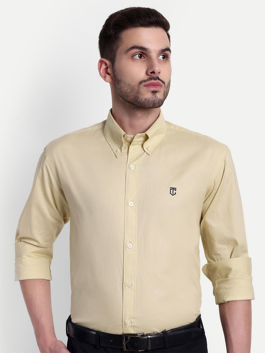 The Collared Men Classic Tailored Fit Opaque Semiformal Shirt