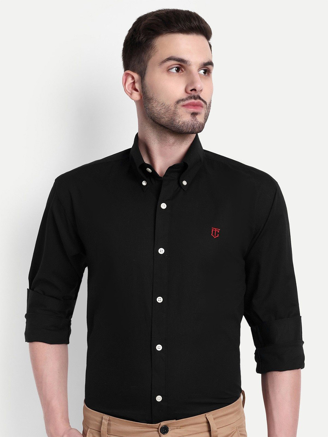 The Collared Men Classic Tailored Fit Opaque Semiformal Shirt