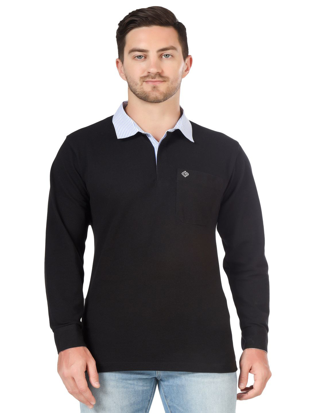 GAZELLE ACTIVE Men Polo Collar Pockets T-shirt