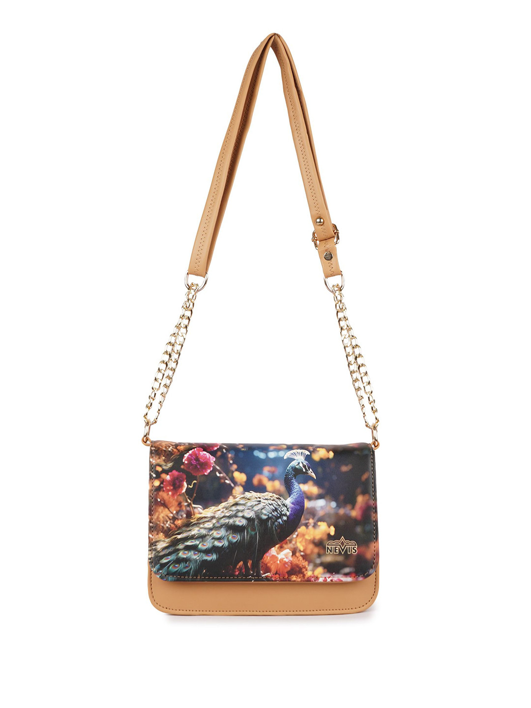 NEVIS Floral Sling Bag with Quilted