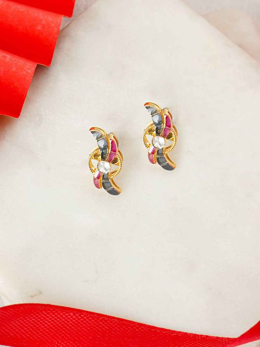 Polki Stories By Raniwala Gold Polki Earrings