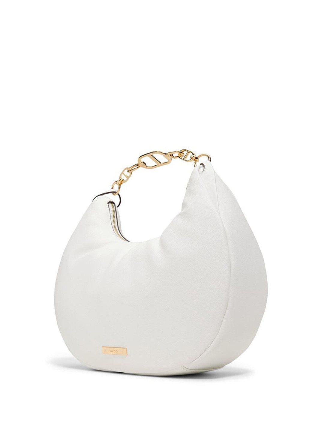 ALDO Colourblocked Half Moon Sling Bag with Tasselled