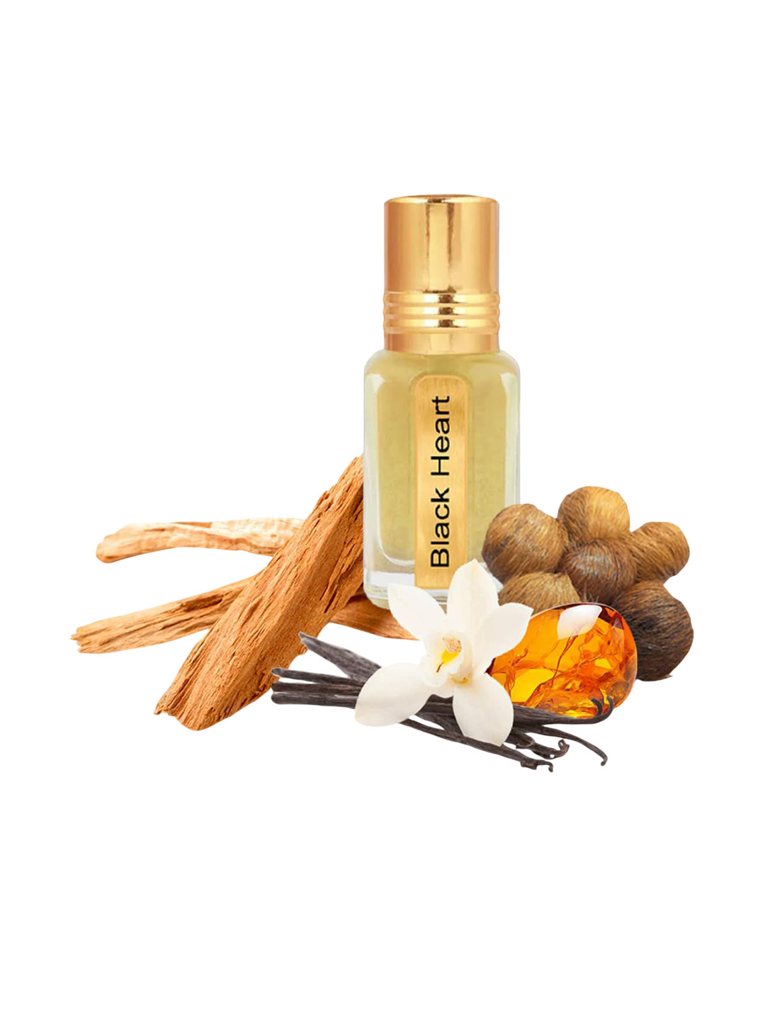 OCEAN SKIN SCIENCE Black Heart Long Lasting Roll-On Attar - 12 ml