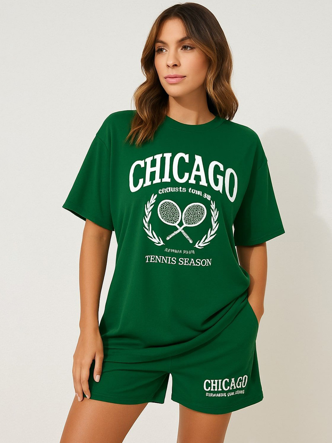 KSHS Women Printed Night suit