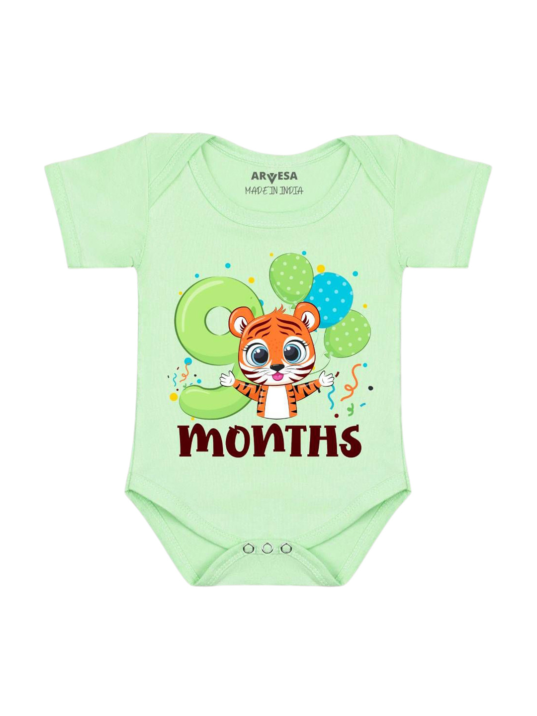 Arvesa 9 Month Baby Printed Bodysuit
