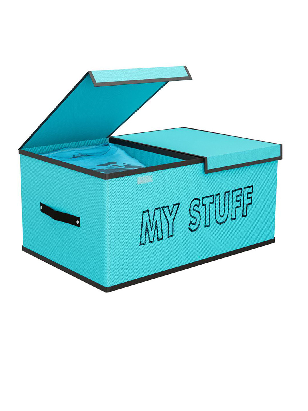 Kuber Industries Green & Black Printed 2 Partition Drawer Organiser