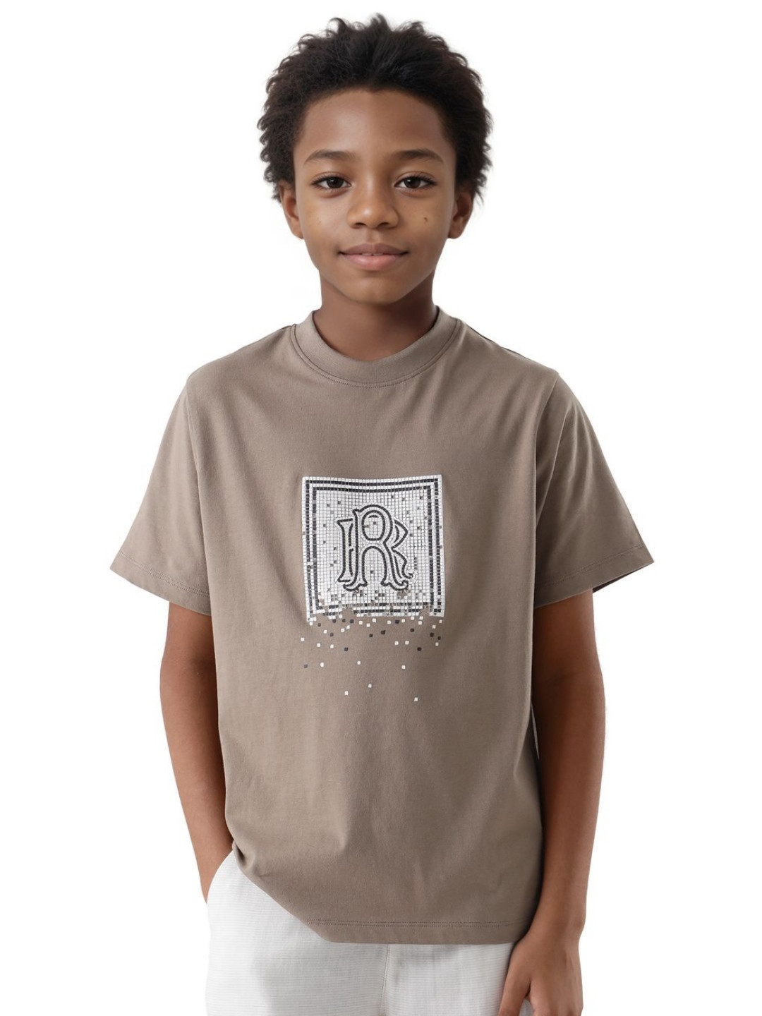 RARE ONES Boys Mezoc-K Graphic Printed Cotton T-shirt