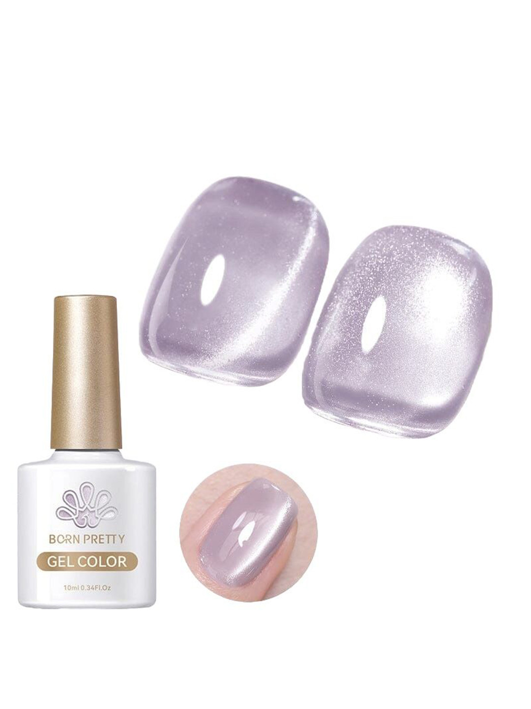 BORN PRETTY Water Light Cat Eye Magnetic Gel Nail Polish- 10 ml- WL03