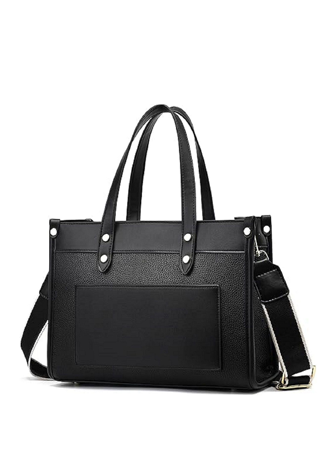 Mast & Harbour PU Structured Satchel Purse With Cut Work