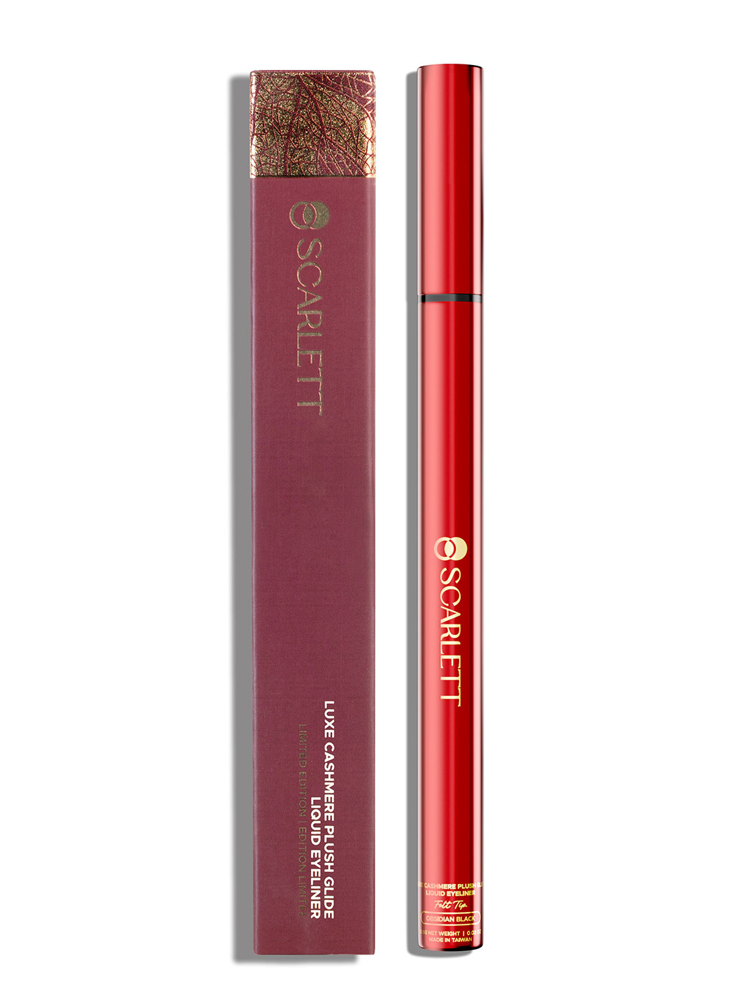 Scarlett Cosmetic Luxe Cashmere Plush Glide Eyeliner - 0.6g - Obsidian Black