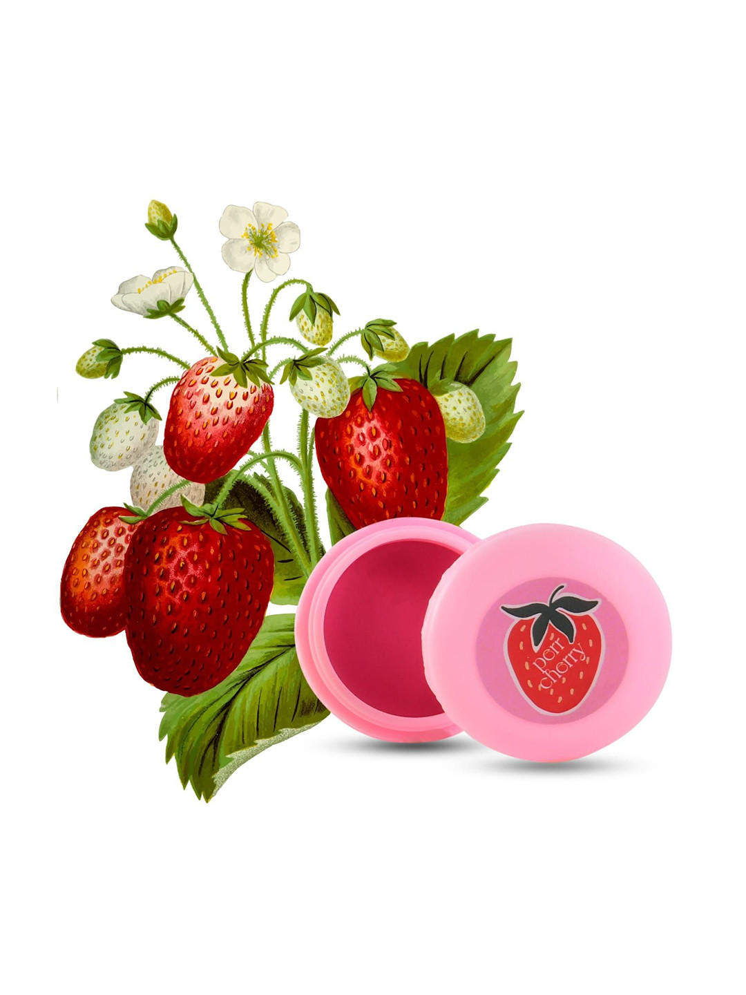 PERR CHERRY Macaron Lip Tint With Vitamin E - 5g Strawberry Cake