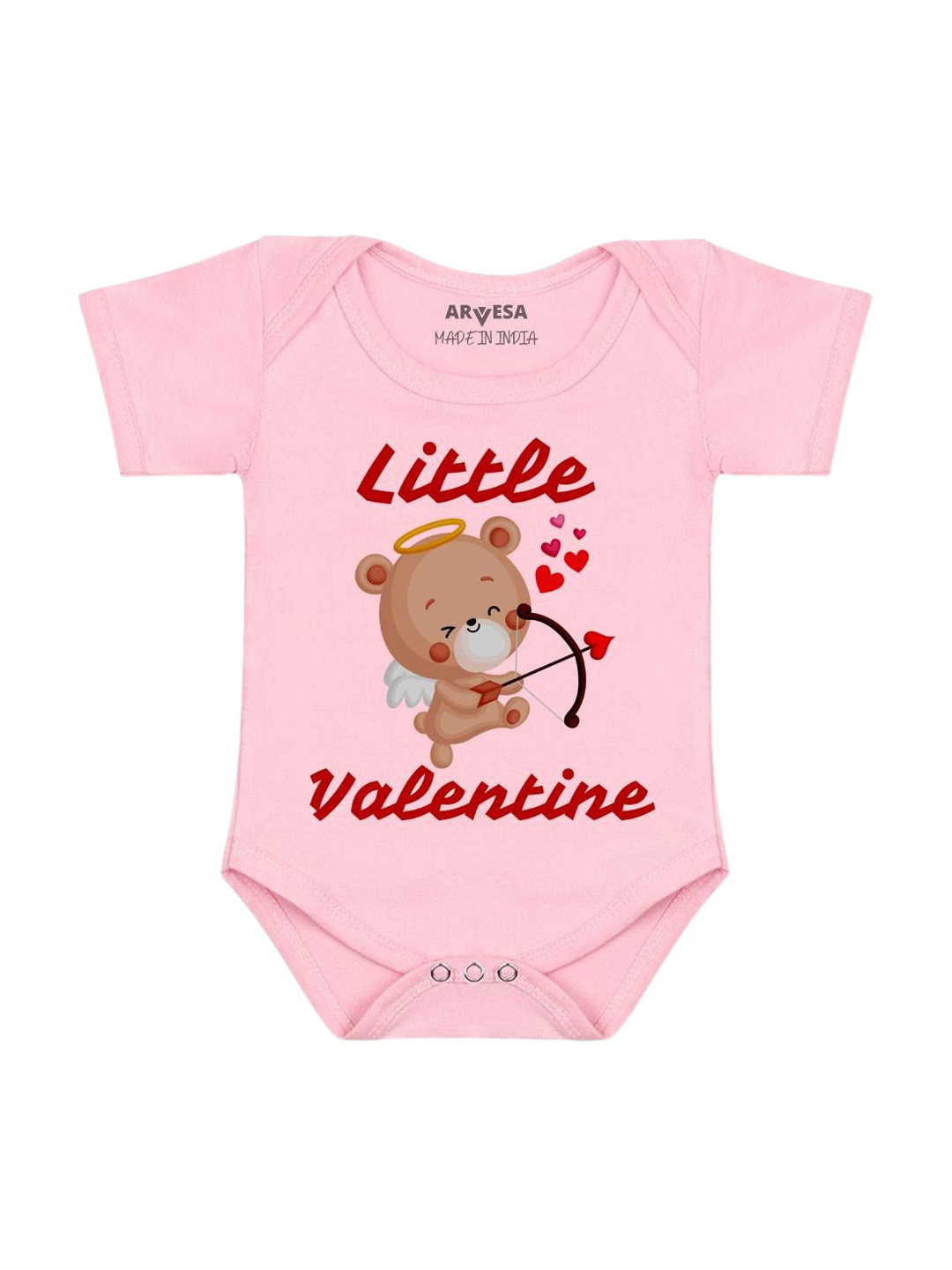 Arvesa Little Valentine Printed Romper