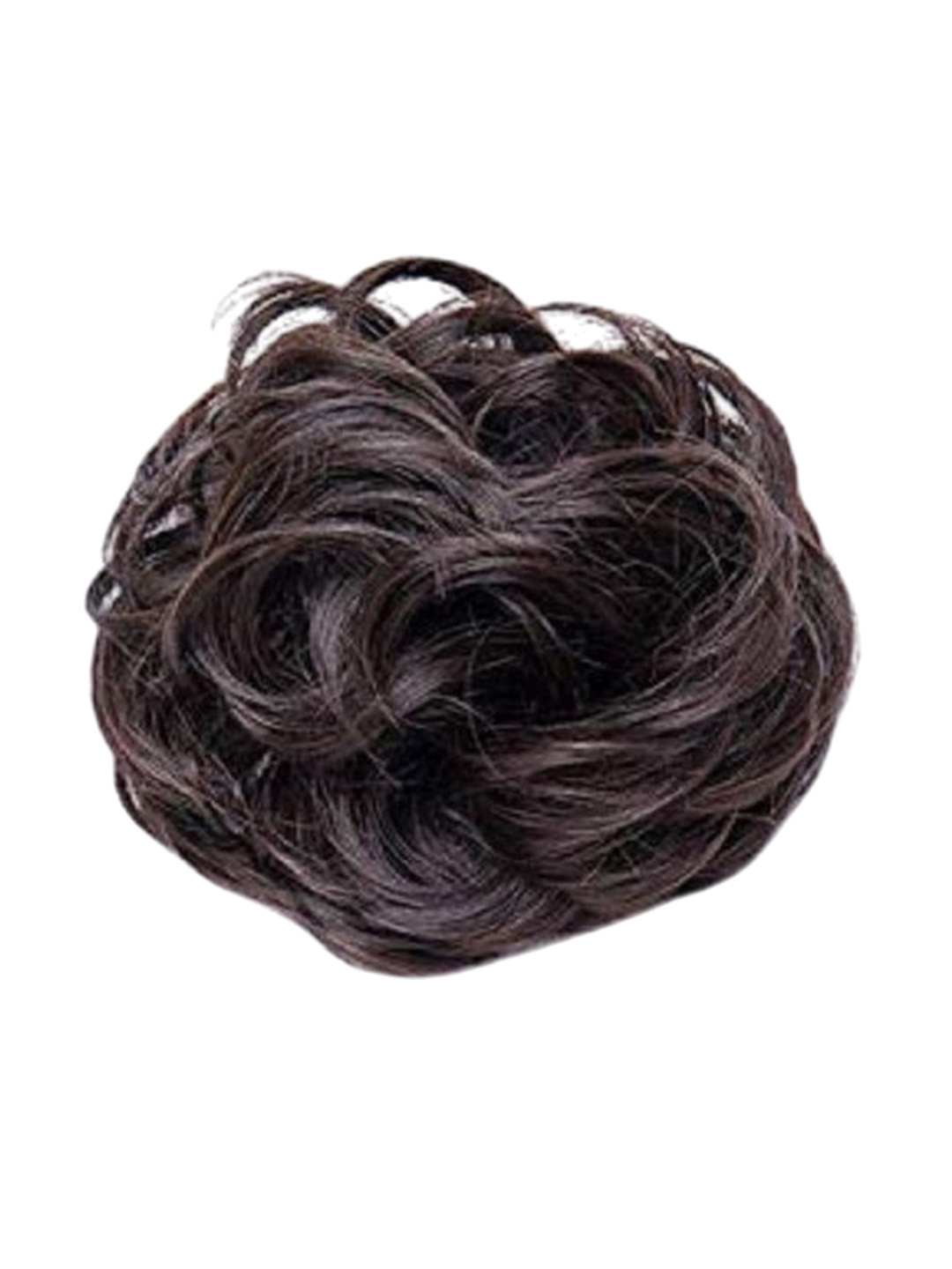 ABS Curly Halo Bun Hair Extension - Brown - 5 Inch