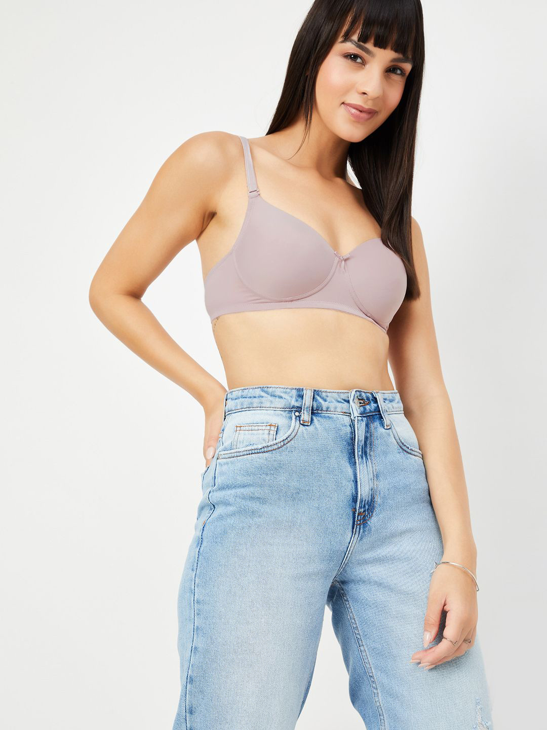 Max Women Lightly Padded Non-Wired Seamless Bra