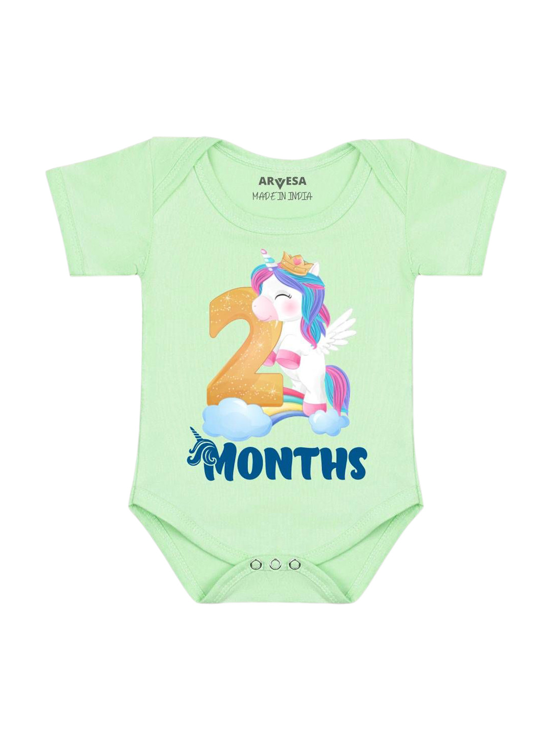 Arvesa 2 Month Baby Printed Bodysuit