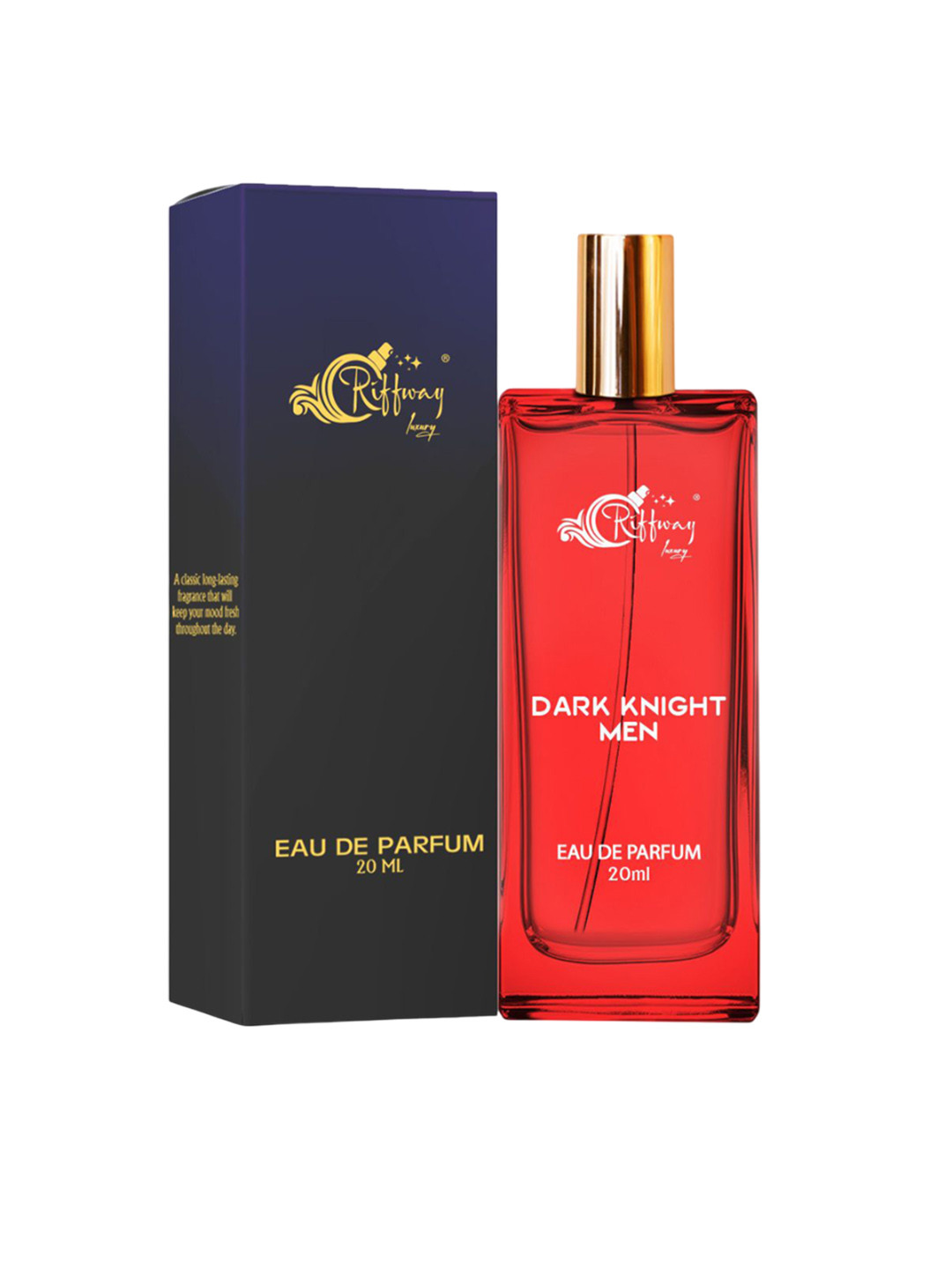 riffway Men Dark Knight Long Lasting Eau De Parfum - 20 ml
