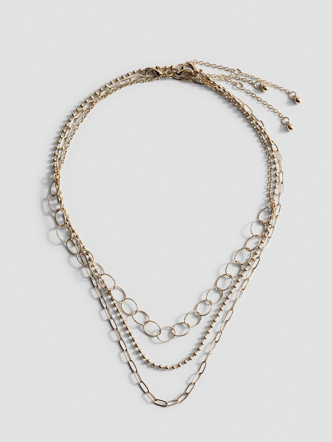 MANGO Women Set Of 3 Link Chains