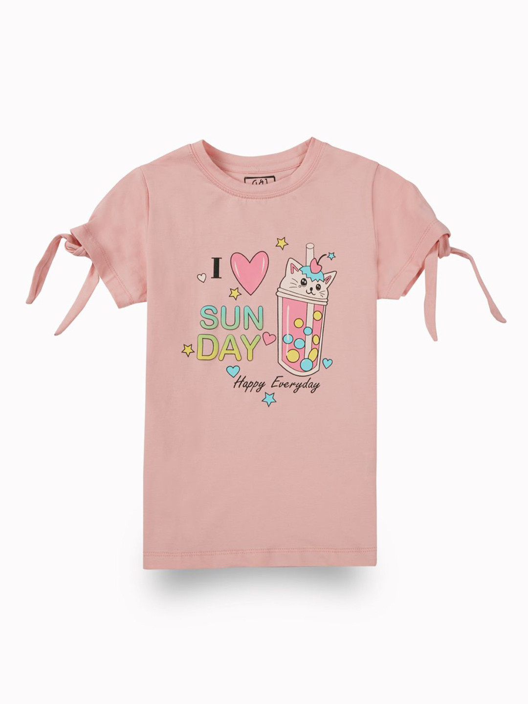 Gini and Jony  Kids 1Printed Cotton Top