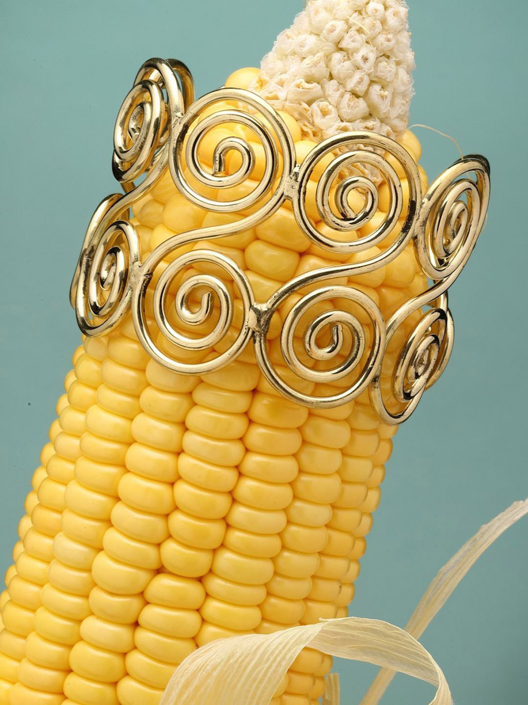 Moedbuille Gold-Plated  Filigree Design Cuff Bracelet