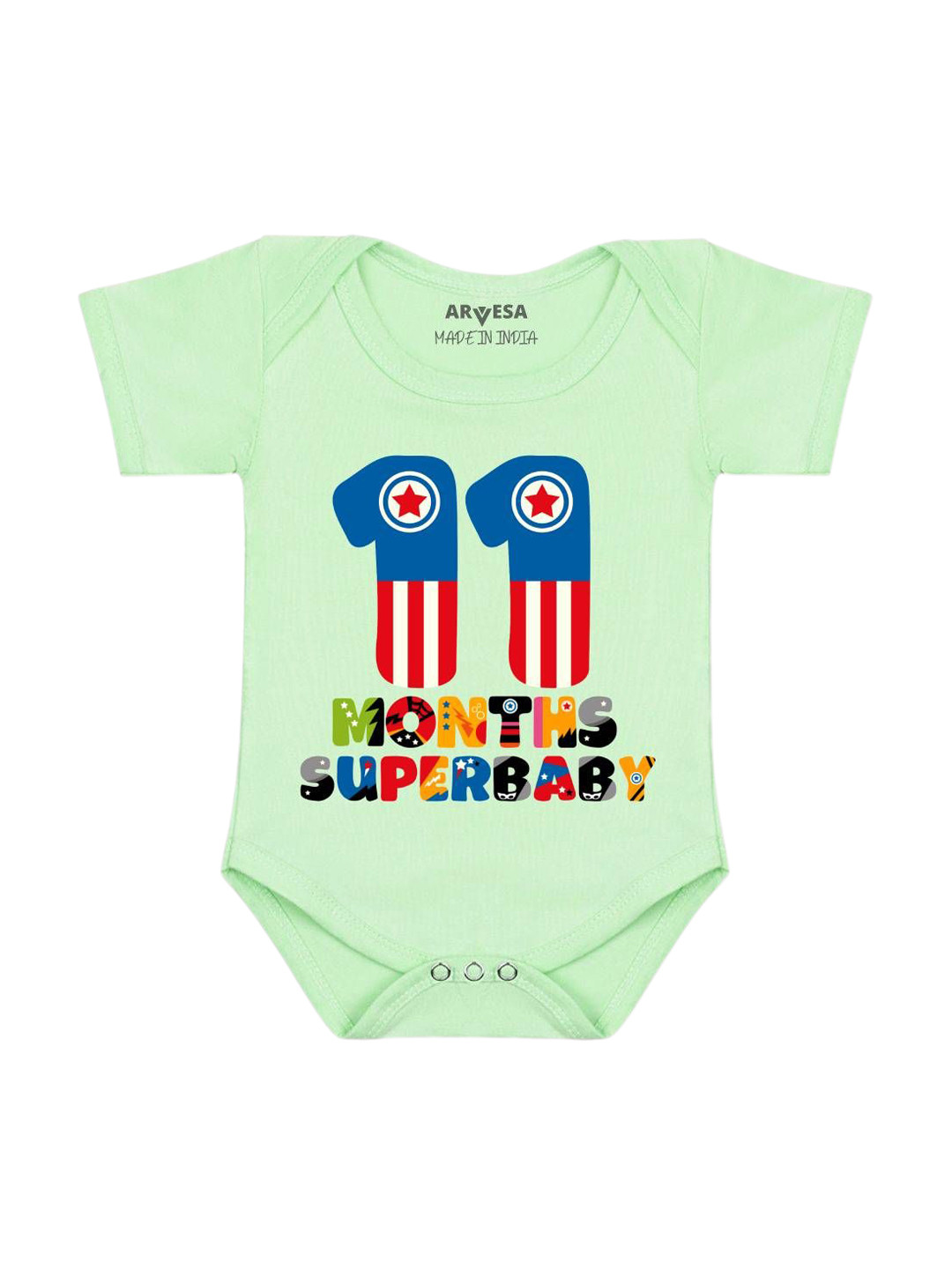 Arvesa 11 Month Baby Printed Bodysuit