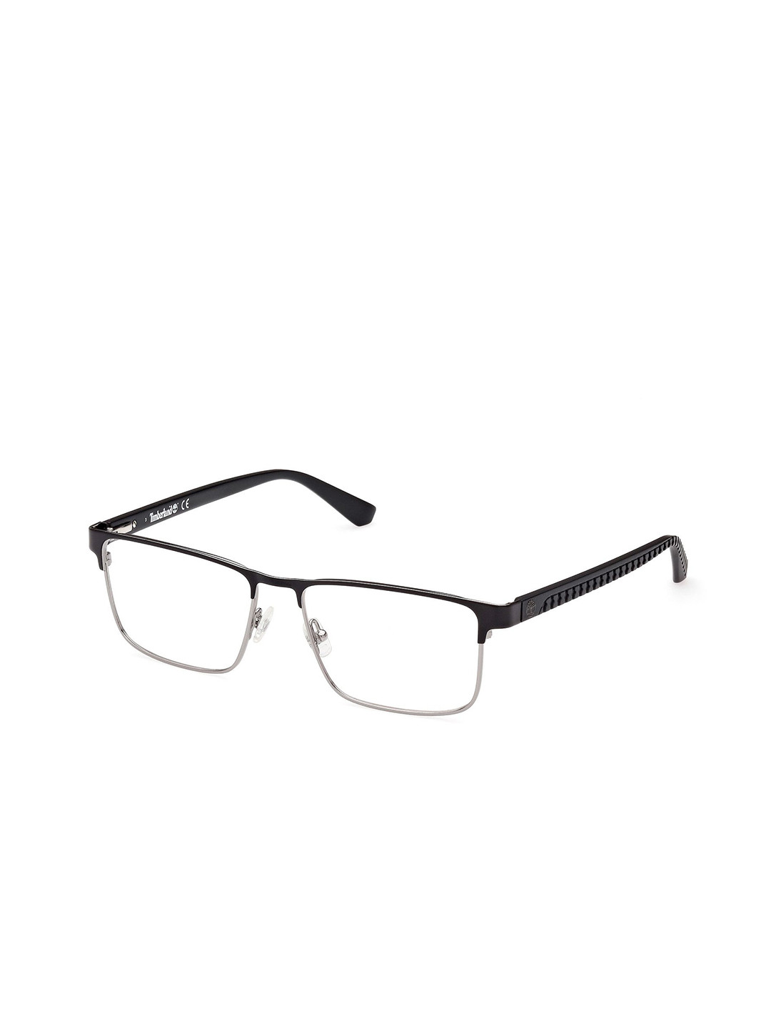 Timberland Men Metal Half Rim Rectangle Frames