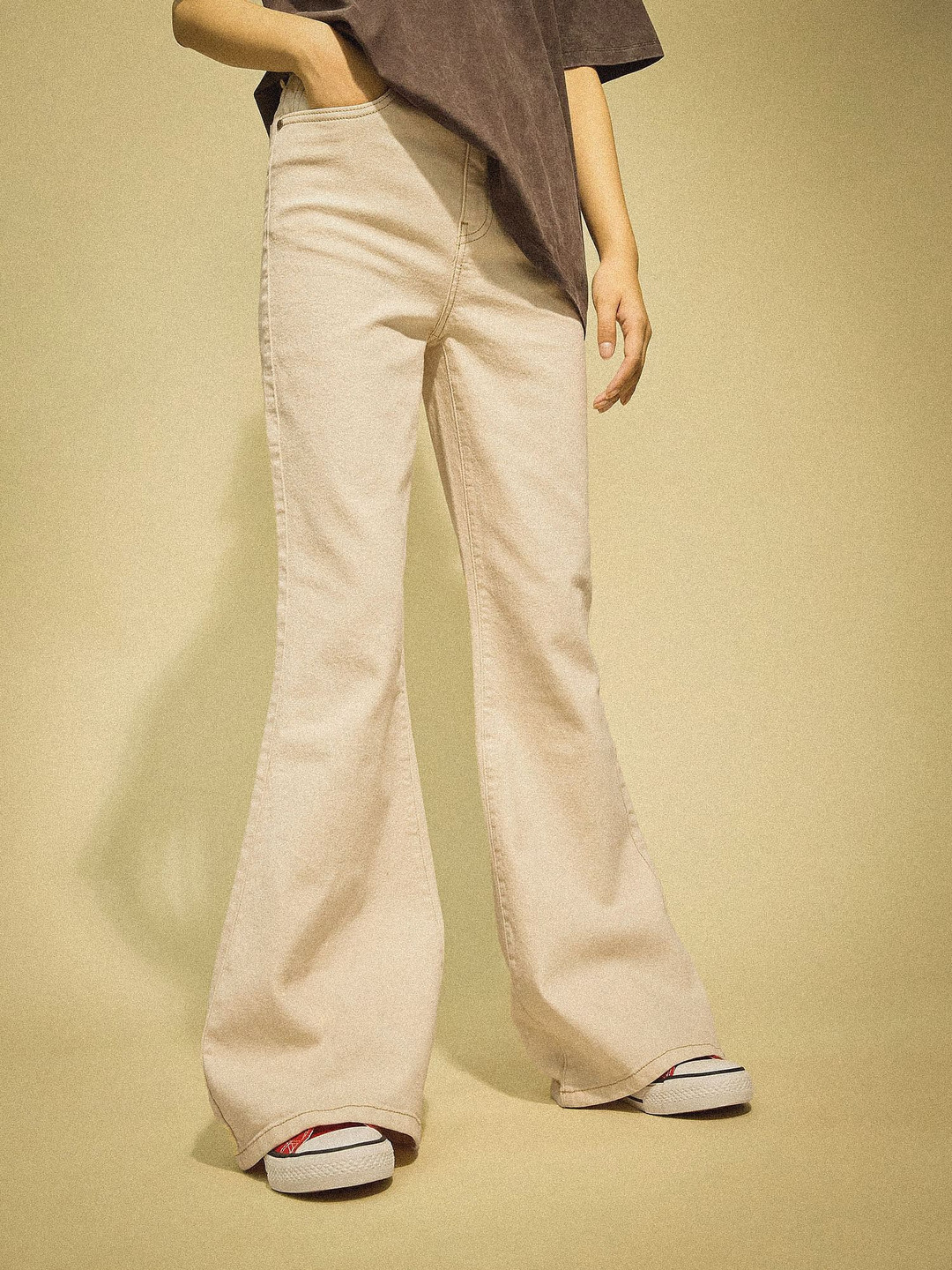 Flying Machine High Rise Extreme Flared Jeans