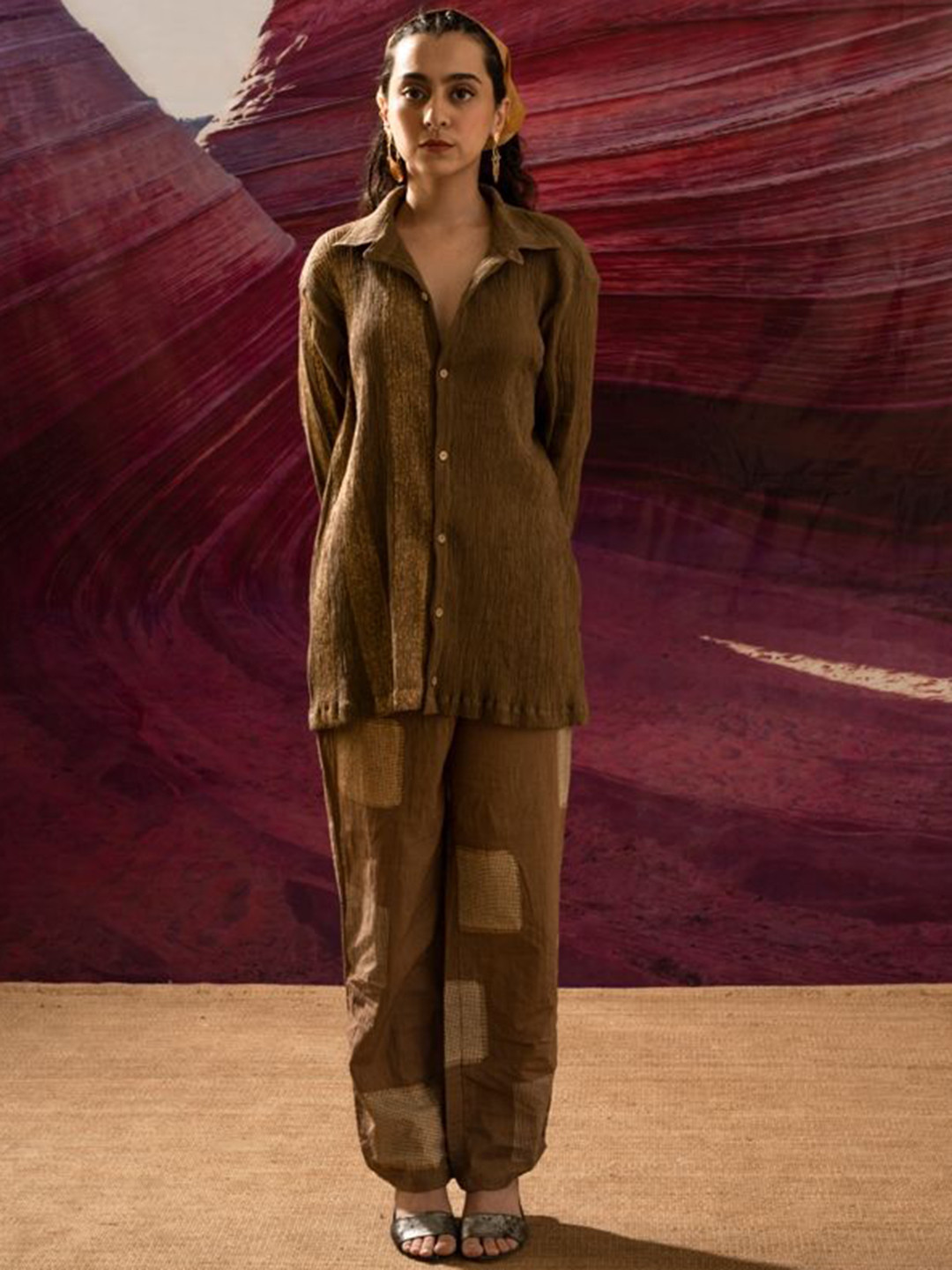 Banana Labs Pure Cotton Shirt With Trouser Co-Ords