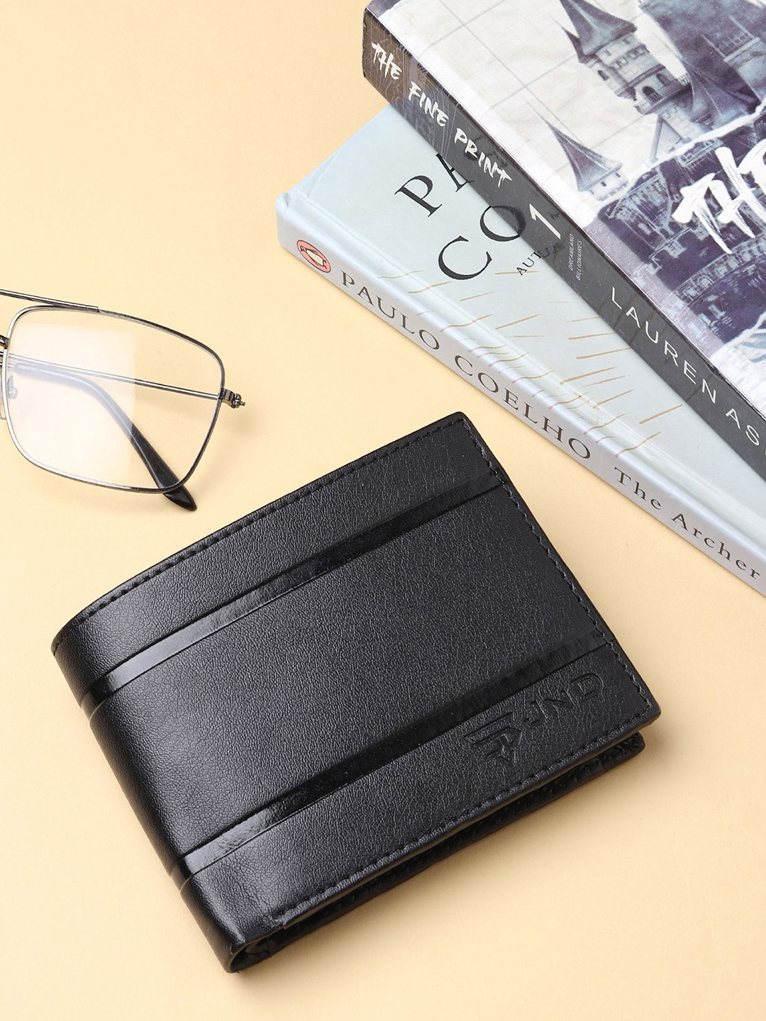 JND Men PU Two Fold Wallet