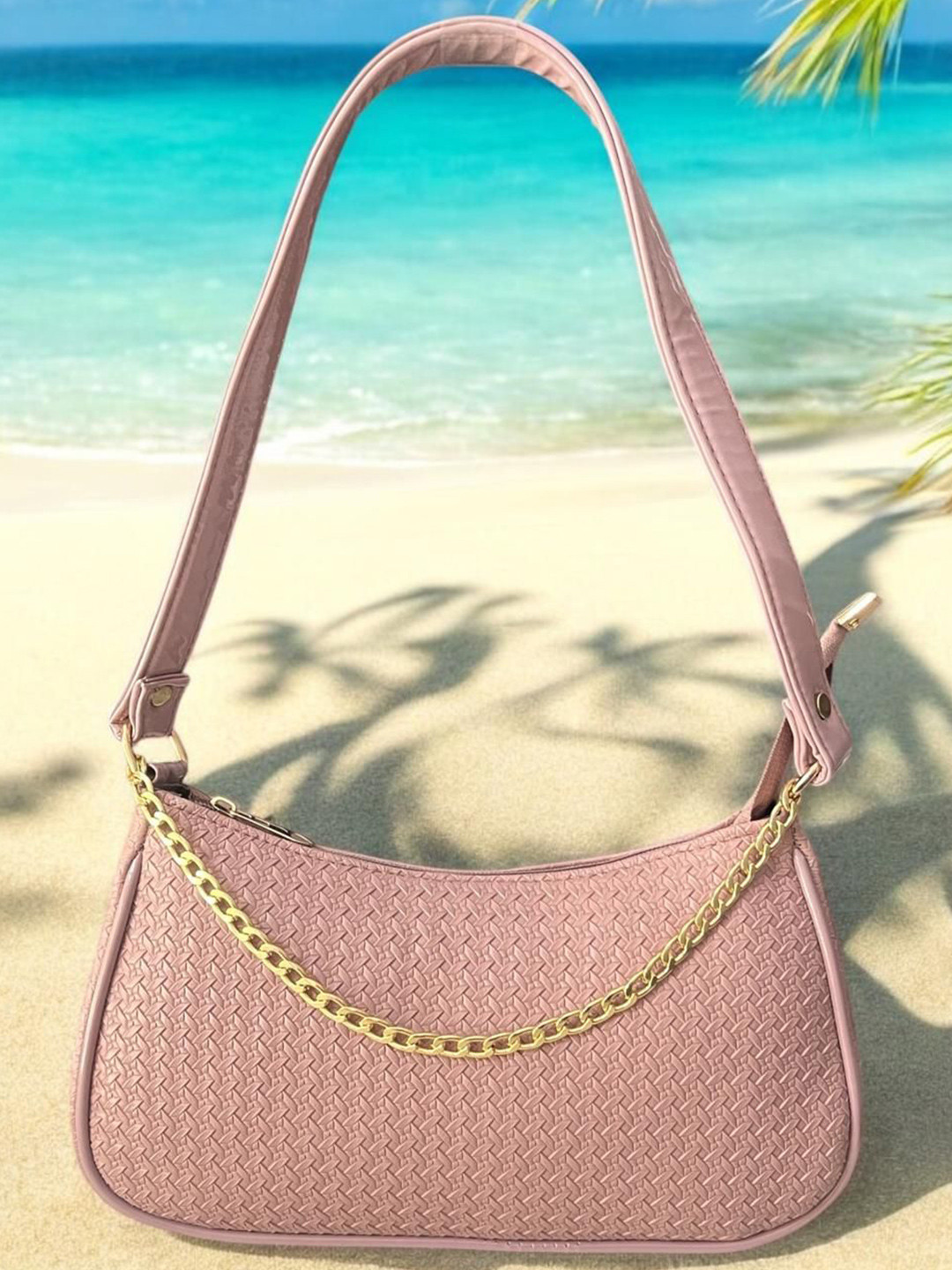 DAISY STAR Women Textured Structured Leather Shoulder Bag