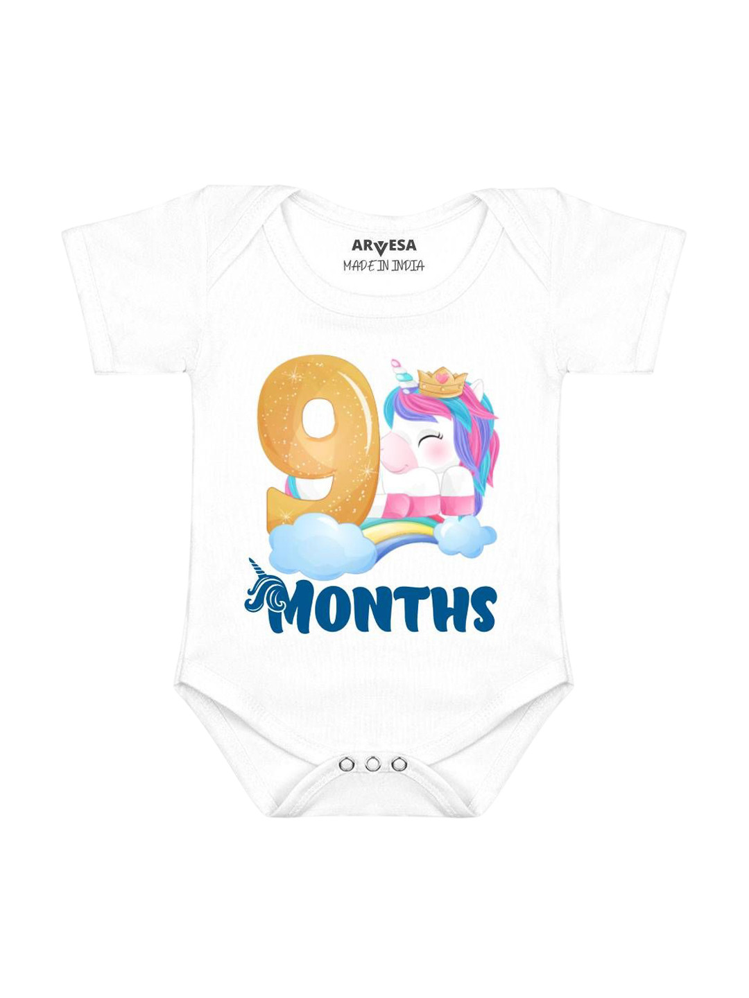 Arvesa 9 Month Baby Printed Bodysuit